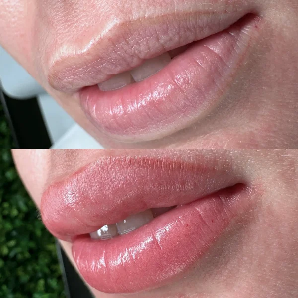 aqua lip tattoo