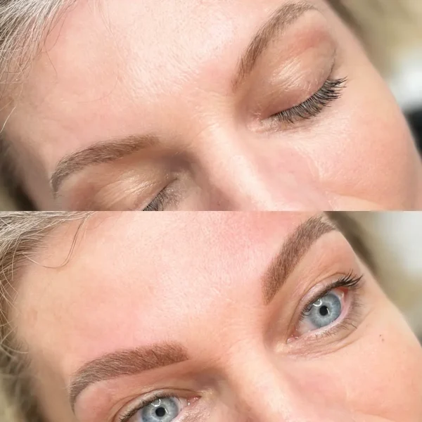 combo brow tattoo