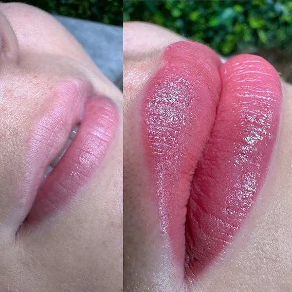 lip blushing ombre