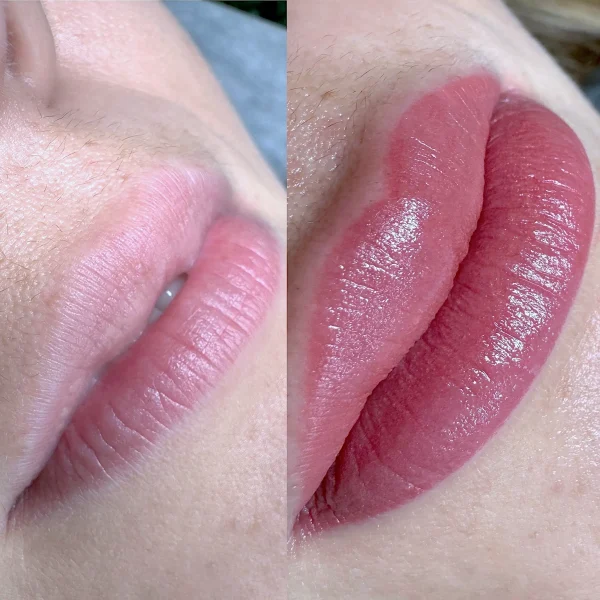 ombre lip tattoo